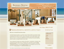Tablet Screenshot of kendalldentalassociates.com